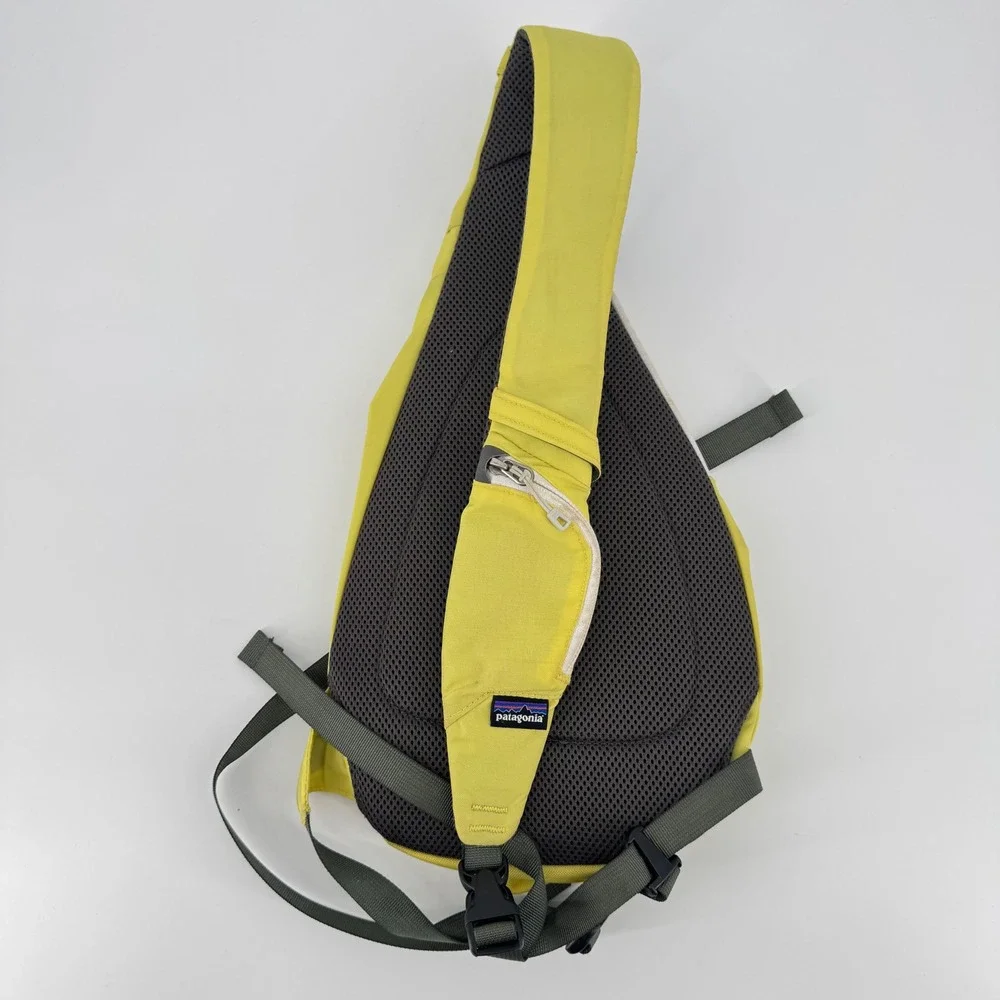 Patagonia Atom Sling Bag Yellow One Shoulder Backpack Crossbody Hiking Travel